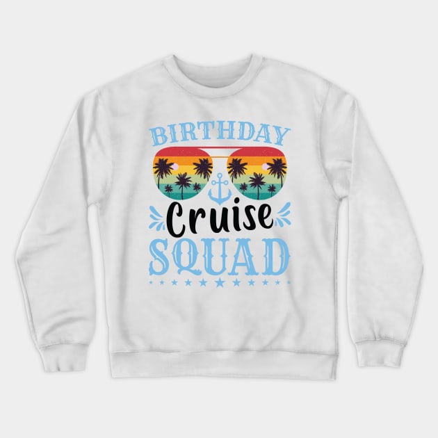 Birthday Cruise Squad Shirt Girls Birthday Cruise Squad 2024 Crewneck Sweatshirt by Sowrav